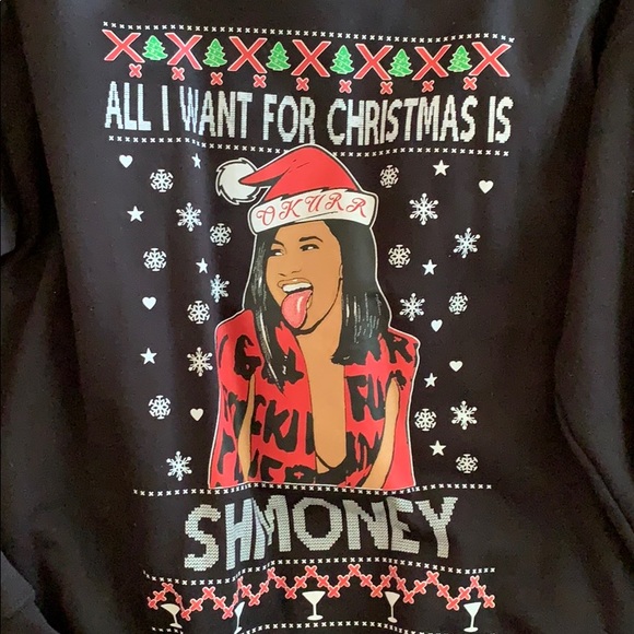 Cardi B Christmas Sweater - Picture 2 of 2